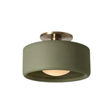 Zora Minimalist Porcelain Ceiling Light | Scandinavian Flush Mount