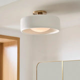 Zora Minimalist Porcelain Ceiling Light | Scandinavian Flush Mount