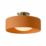 Zora Minimalist Porcelain Ceiling Light | Scandinavian Flush Mount