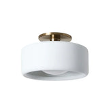 Zora Minimalist Porcelain Ceiling Light | Scandinavian Flush Mount