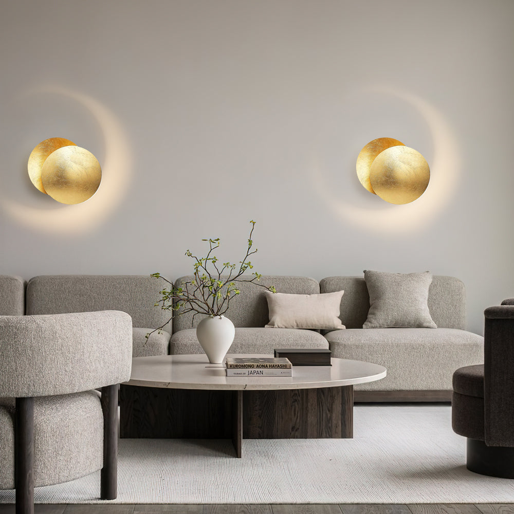 Applique murale LED réglable Rothe – Applique moderne Halo pour la décoration intérieure