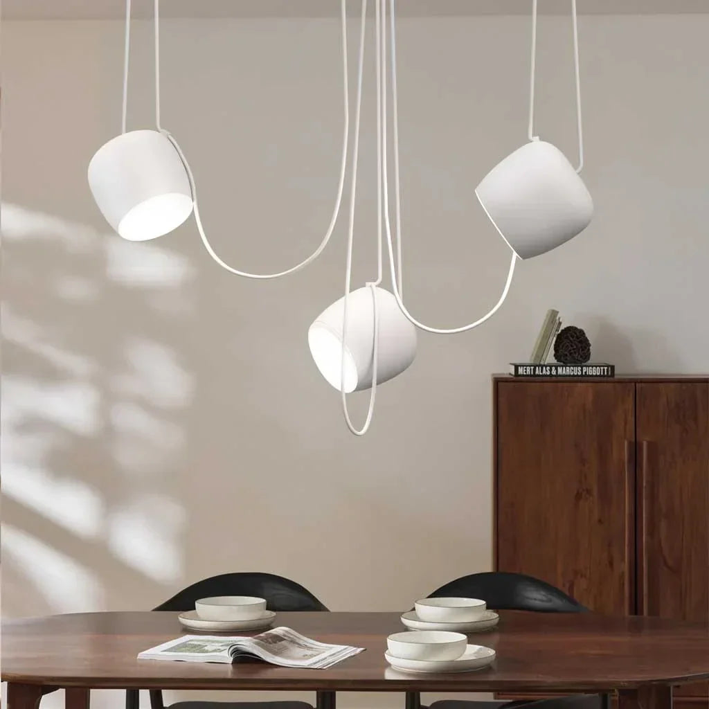 Torv, Suspension Moderne à Intensité Variable Multi-Lumière - Lustre de Style Nordique