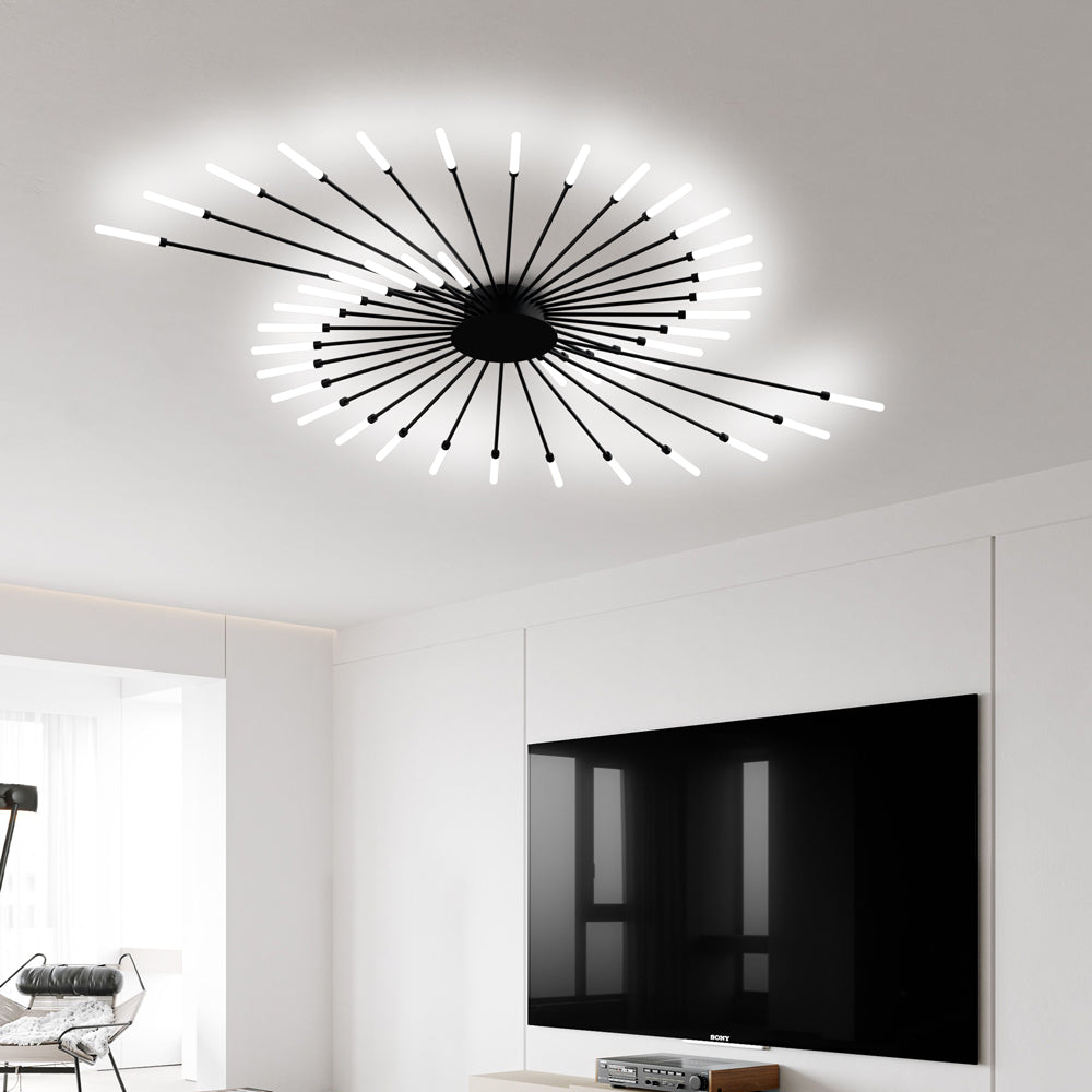 Connoly Moderne Spiral-Sputnik-Deckenleuchte - LED-Deckenleuchte/Kronleuchter