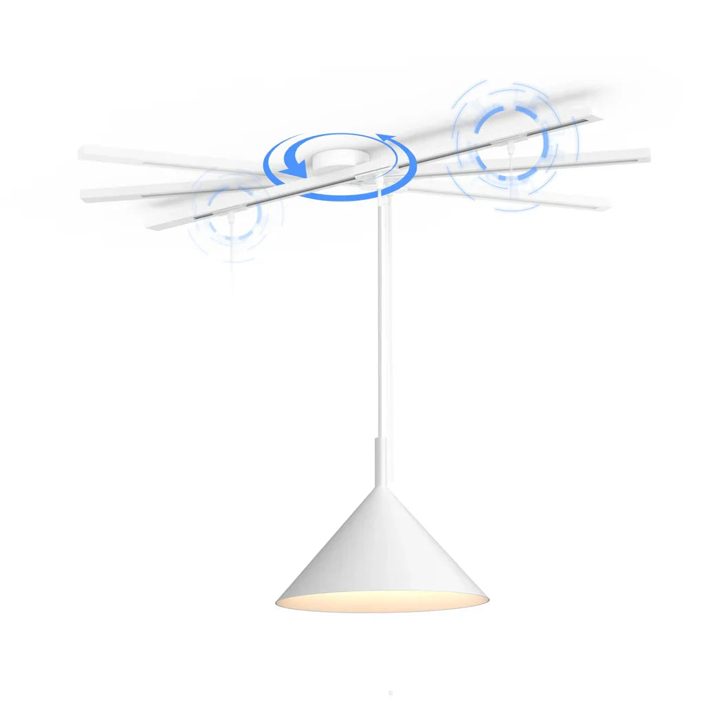 Morris 360° Rotatable Movable Ceiling Rail for Pendant Lights | Ailampplus