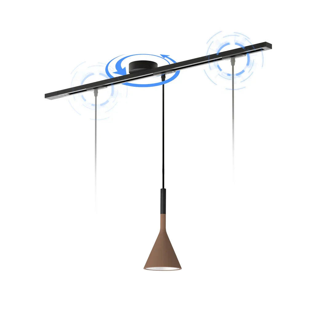 Morris 360° Rotatable Movable Ceiling Rail for Pendant Lights | Ailampplus