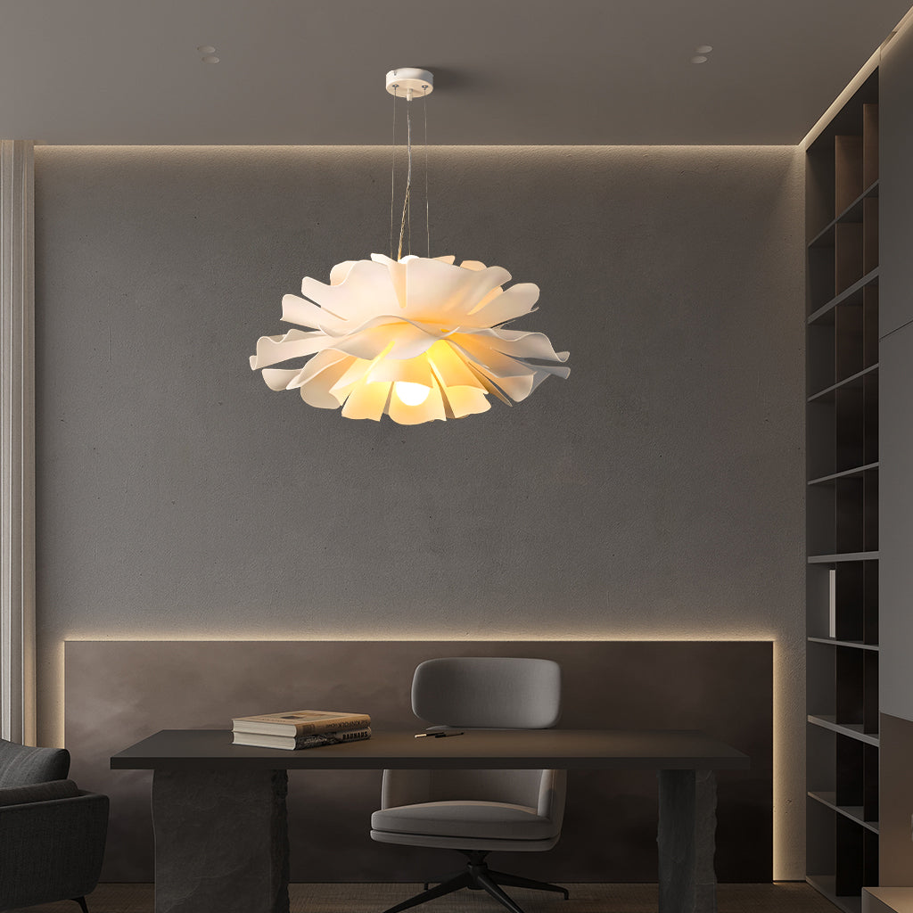 Nordic Lotus Flower Pendant Light - Modern Elegant Floral Chandelier
