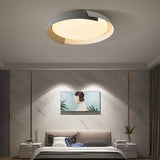 Minimalist Led Stepless Dimming Personality Round Ceiling Light For Bedroom
