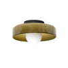 Morrow Glass Disc Flush Mount Ceiling & Wall Light | Modern Designer Sconce