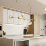Kenzo Modern Glass Orb Pendant Light - Minimalist Hanging Lamp