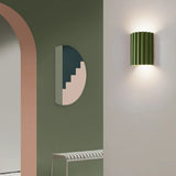 Applique murale côtelée en résine Rhea - Lampe murale intérieure moderne et minimaliste
