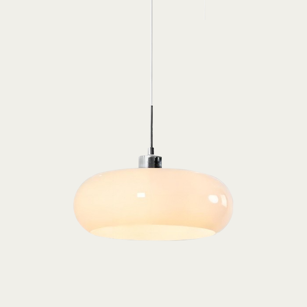 Suspension en verre Kieran Bauhaus | Lampe suspendue moderne de style Mid-Century