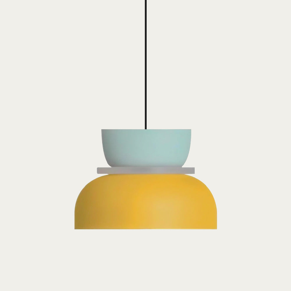Lucie Nordic Color Block Pendant Light - Modern Minimalist Hanging Lamp