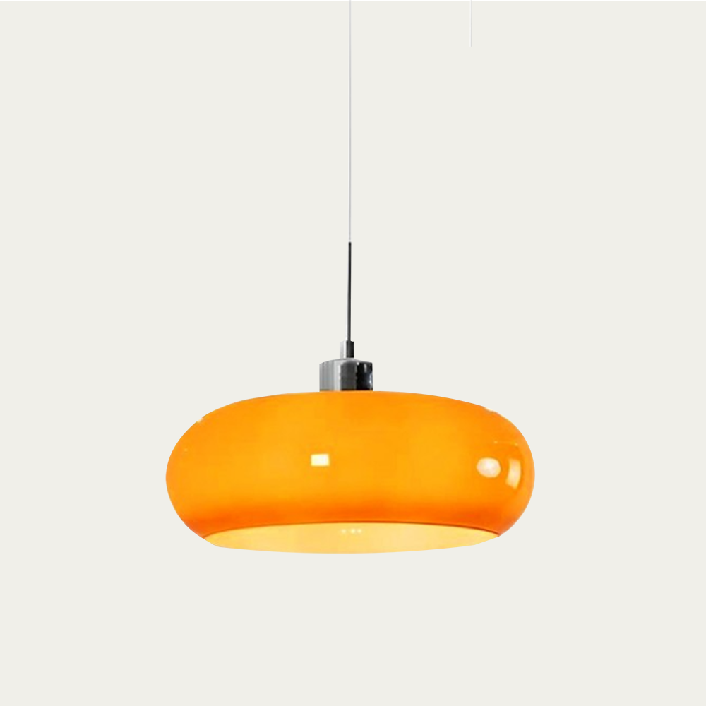 Suspension en verre Kieran Bauhaus | Lampe suspendue moderne de style Mid-Century