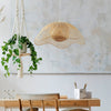 Stylish Wave Bamboo Pendant Light