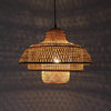 Modern Multi-layered Rattan Pendant Light