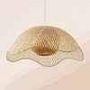 Stylish Wave Bamboo Pendant Light