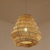 Retro Swirl Bamboo Pendant Light