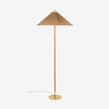 Minimalist Cone Bamboo Floor Light