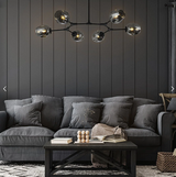 Polak Branching Glass Pendant Light | Modern Mid-Century Chandelier