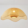 Stylish Wave Bamboo Pendant Light