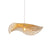 Modern Wave Bamboo Pendant Light