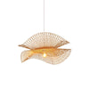 Modern Wave Bamboo Pendant Light