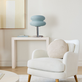 Finn Bauhaus Minimalist Glass Table Lamp | Mid-Century Modern Desk Light