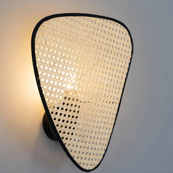 Stylish Geometric Bamboo Wall Light