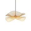 Modern Wave Bamboo Pendant Light