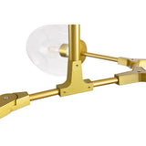 Polak Branching Glass Pendant Light | Modern Mid-Century Chandelier