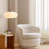 Suspension en verre Kieran Bauhaus | Lampe suspendue moderne de style Mid-Century