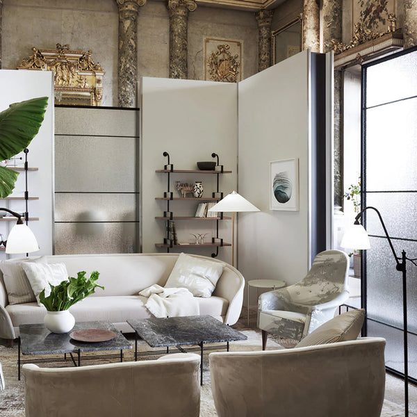 Minimalist Cone Bamboo Floor Light