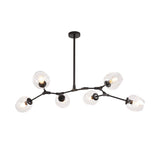 Polak Branching Glass Pendant Light | Modern Mid-Century Chandelier