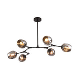 Polak Branching Glass Pendant Light | Modern Mid-Century Chandelier