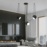 Torv, Suspension Moderne à Intensité Variable Multi-Lumière - Lustre de Style Nordique
