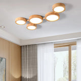 Alina Macaron Circle Array LED Ceiling Light - Modern Minimalist Flush Mount