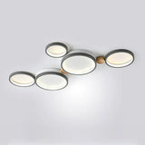 Alina Macaron Circle Array LED Ceiling Light - Modern Minimalist Flush Mount
