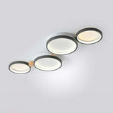 Alina Macaron Circle Array LED Ceiling Light - Modern Minimalist Flush Mount
