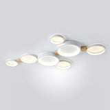 Alina Macaron Circle Array LED Ceiling Light - Modern Minimalist Flush Mount