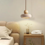 Suspension Alvione Bauhaus en travertin naturel | Luxe minimaliste