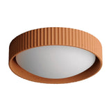 Argo Modern Concrete Flush Mount Ceiling Light - Minimalist Industrial Design