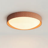 Argo Modern Concrete Flush Mount Ceiling Light - Minimalist Industrial Design