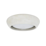 Astoria Minimalist Cement Flush Mount Ceiling Light - Modern Round Design