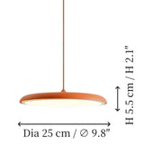 Suspension métallique réglable Avery Macaron - Décor moderne pour cuisine et salle à manger