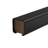Caputo Linear LED Pendant Light - Minimalist Walnut Wood Dining Lamp