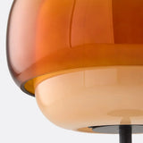 Elvrynor Nordische Bunte Glas-Tischlampe | Moderne Art Deco Nachttischleuchte
