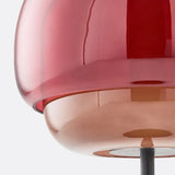 Elvrynor Nordische Bunte Glas-Tischlampe | Moderne Art Deco Nachttischleuchte
