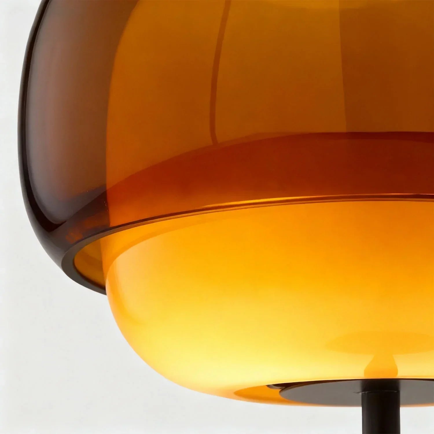 Elvrynor Nordische Bunte Glas-Tischlampe | Moderne Art Deco Nachttischleuchte
