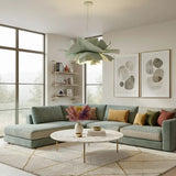 Nordic Lotus Flower Pendant Light - Modern Elegant Floral Chandelier