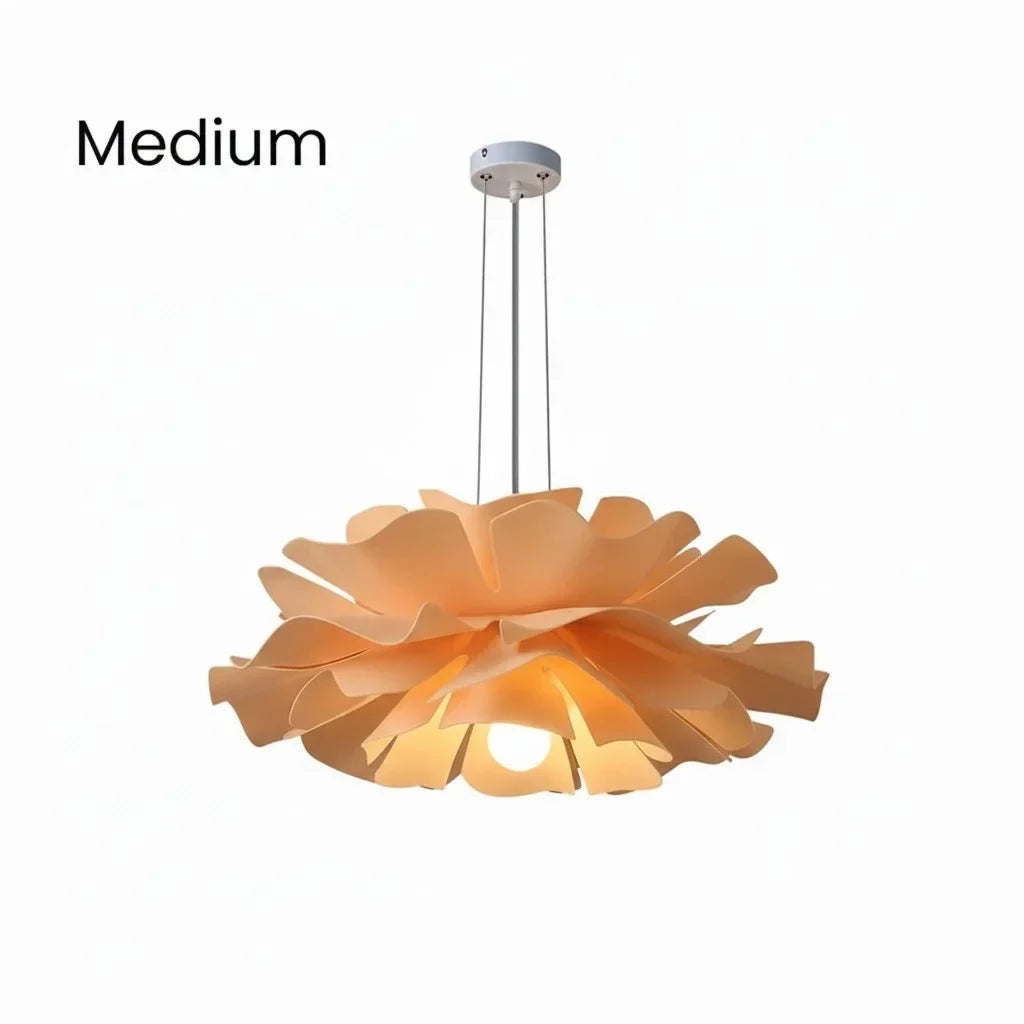 Nordic Lotus Flower Pendant Light - Modern Elegant Floral Chandelier